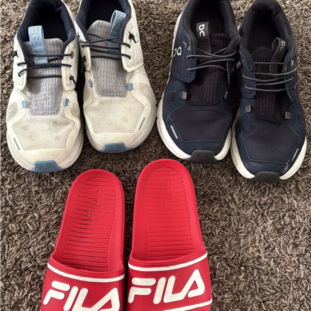 Fila Red Kids Slides